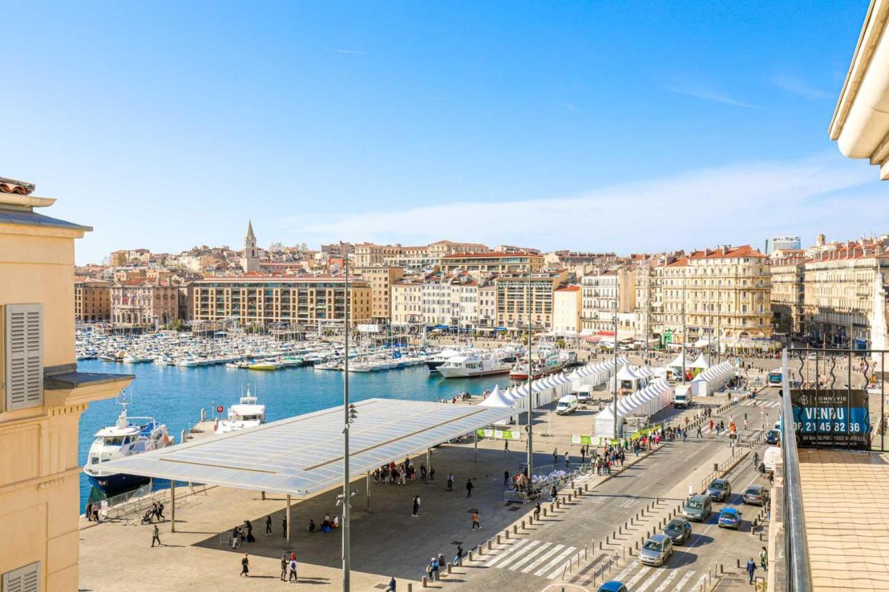 شقة Le Pytheas - Vue Vieux-Port Avec Terrasse Et Clim مارسيليا المظهر الخارجي الصورة